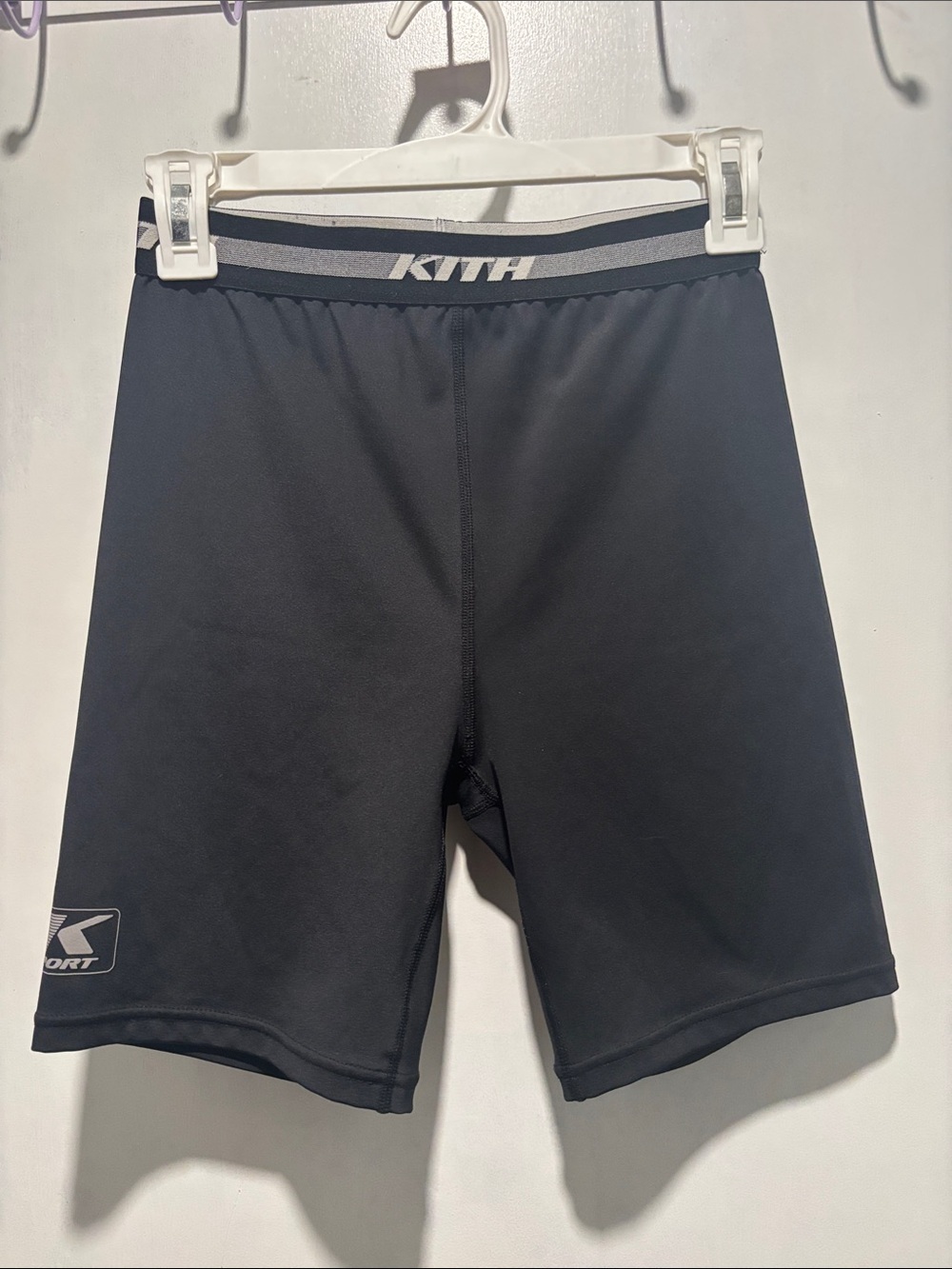 KITH logo bike shorts size small
